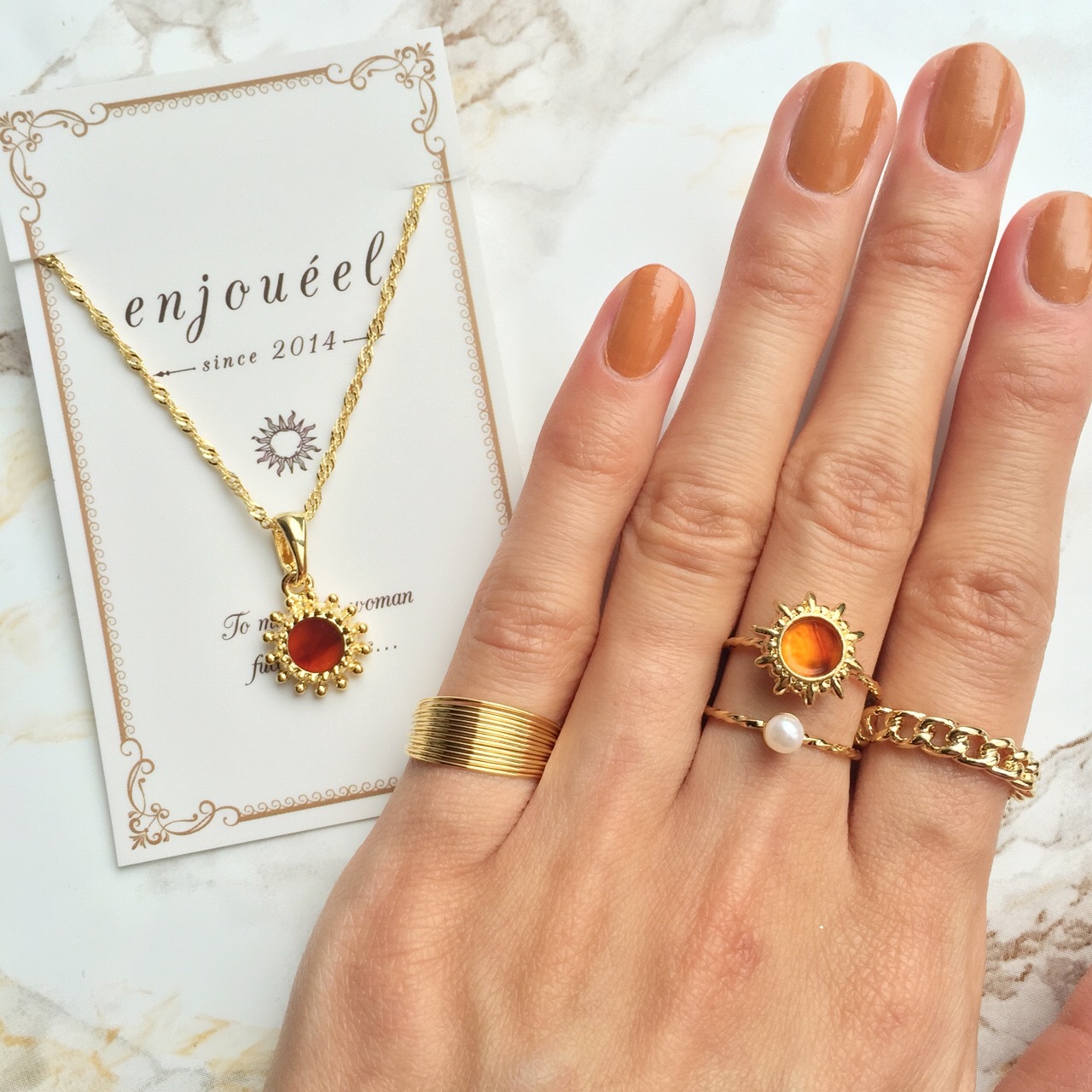 太陽パールリング オリジナルアクセサリー通販サイト Enjoueel アンジュエール