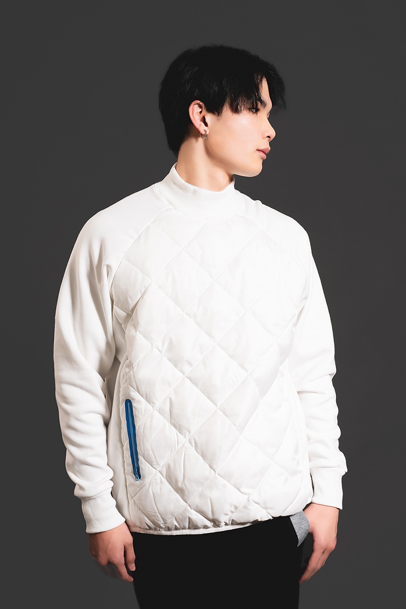Down Quilting Pullover
