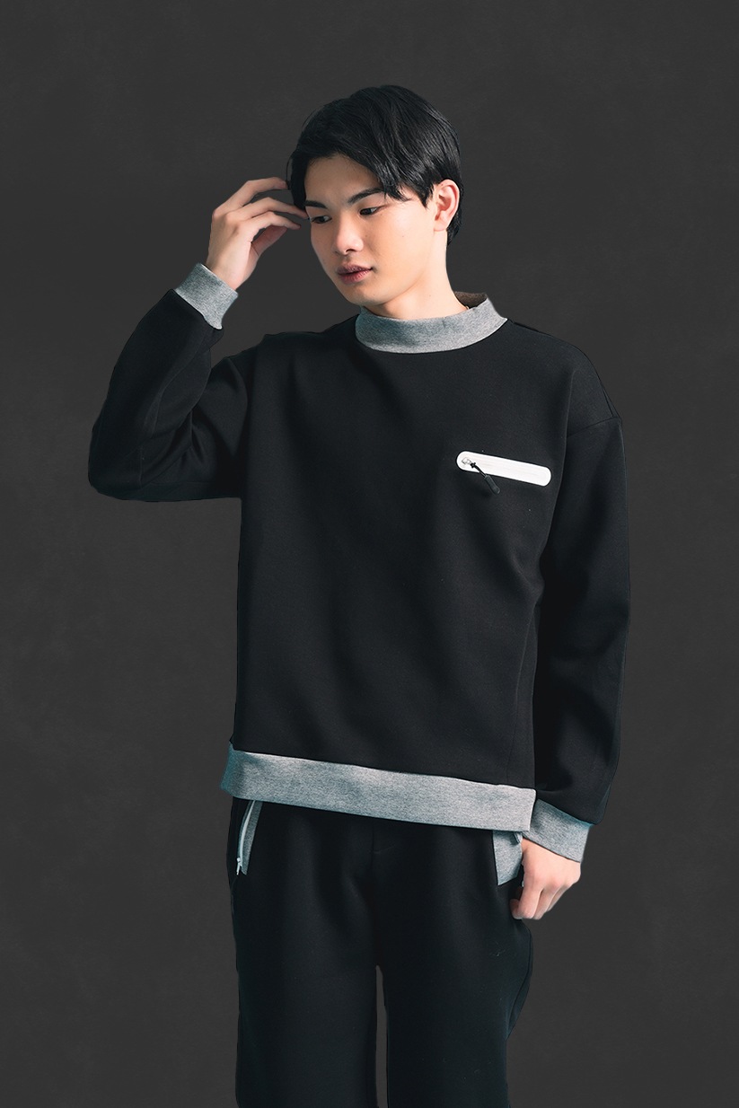 SET-UP　SLIT Pullover×JOGG Pants　