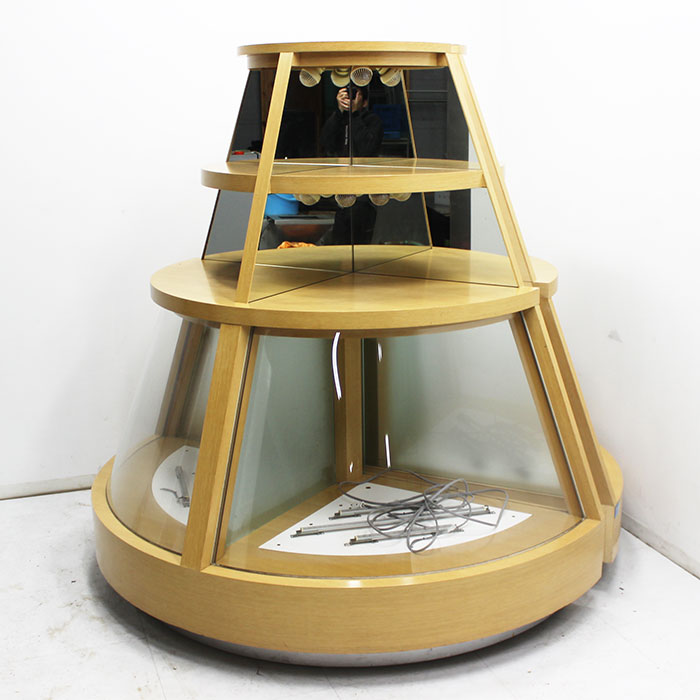 中古｜マルシェ台 MRS-1800×1800×1730 七洋製作所 2010年 陳列棚 店舗什器｜現状渡し｜動産王｜福岡｜引取｜送料別