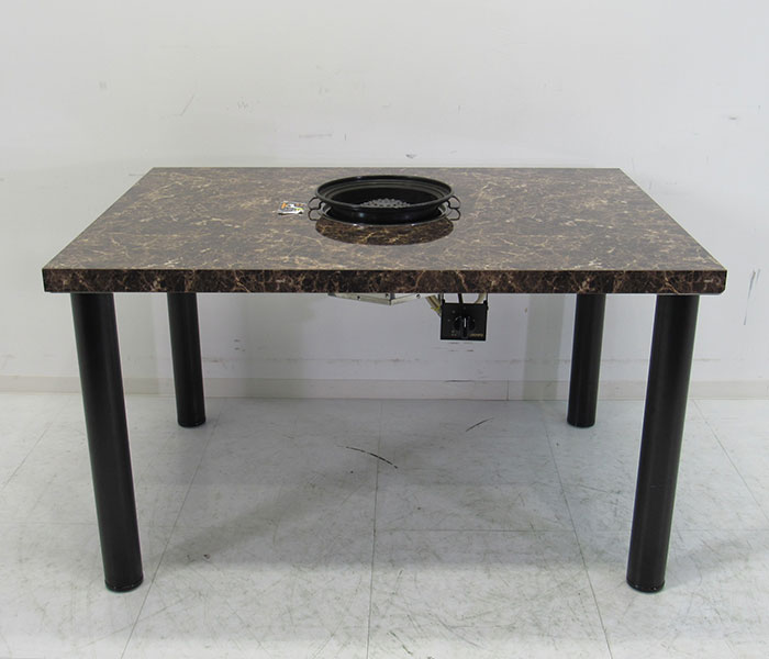 【中古】 こんろ機能付焼物器 1LXC1C1L シンポ 2018 焼肉ロースターテーブル 厨房機器【動産王】仙台☆送料無料