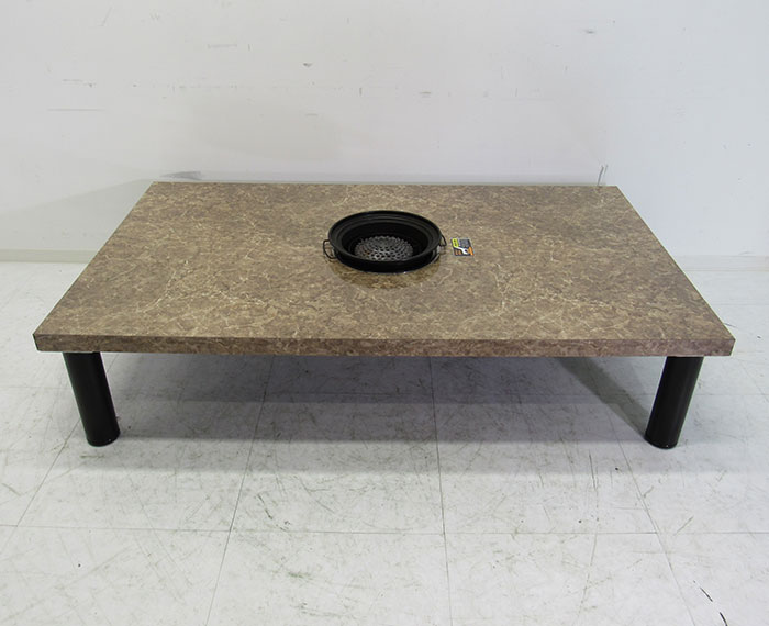 【中古】 こんろ機能付焼物器 1LXC1C1L シンポ 2018 焼肉ロースターテーブル    厨房機器【動産王】仙台★引取限定