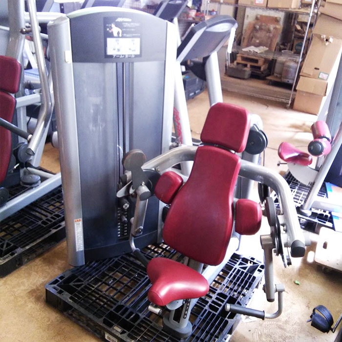 【中古】アーム・カール FZBC ライフフィットネス 2013年 ジム エクササイズ トレーニング マシン   フィットネスマシン【動産王】千葉☆送料無料