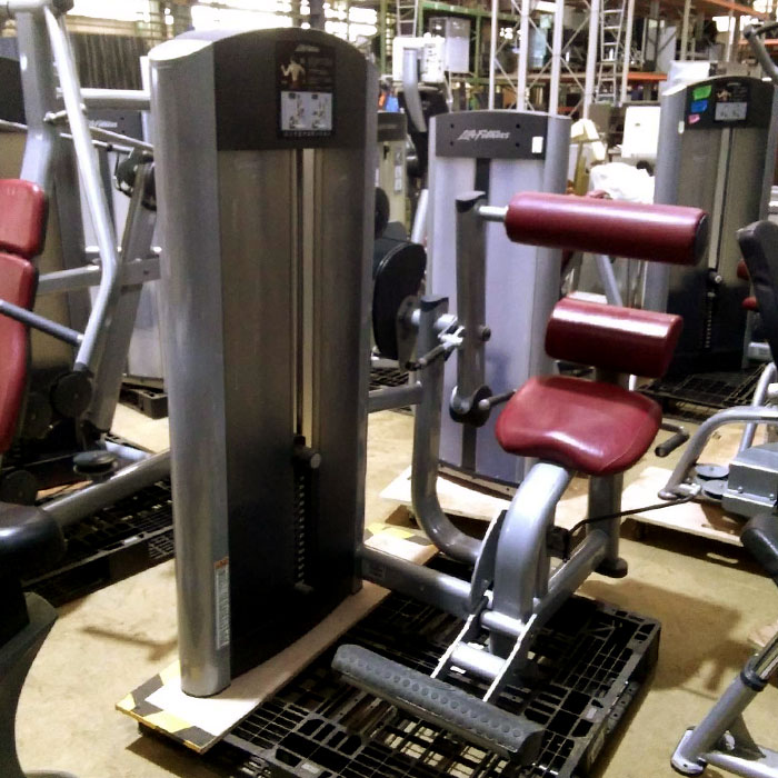 【中古】バック・エクステンション FZBE ライフフィットネス 2013年頃 ジム エクササイズ フィットネス  フィットネスマシン【動産王】千葉★引取限定