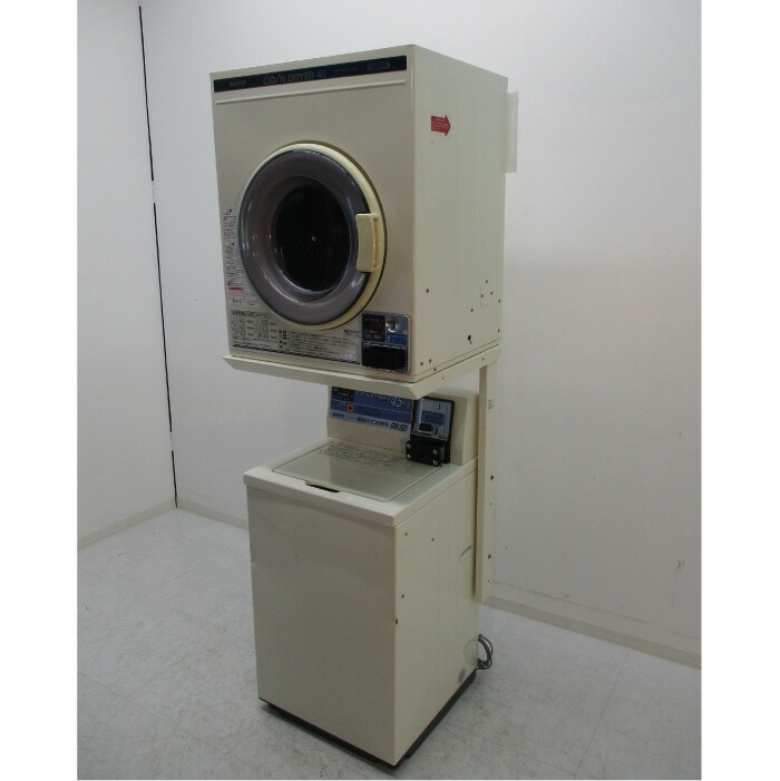 中古】 全自動洗濯機 乾燥機 ASW‐45CJ CD‐S45C1 サンヨー 2004年