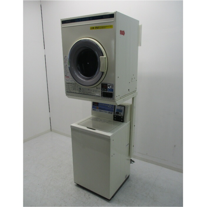 【中古】 全自動洗濯機 乾燥機 ASW‐45CJ CD‐S45C1 サンヨー 2004年 ランドリー機器【動産王】仙台★引取限定