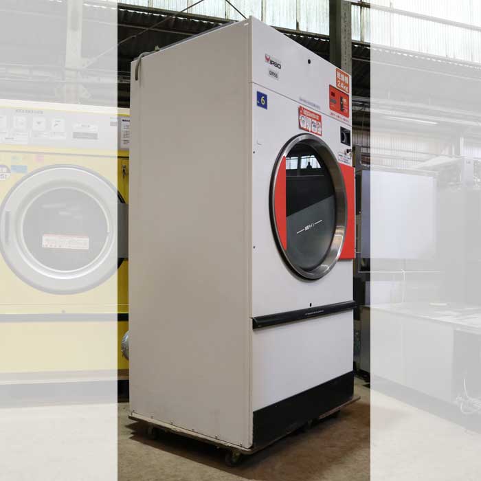 【中古】コイン式乾燥機 DR55 IPSO 24kg 業務用 60Hz 西日本専用 LPガス  【動産王】千葉★引取限定