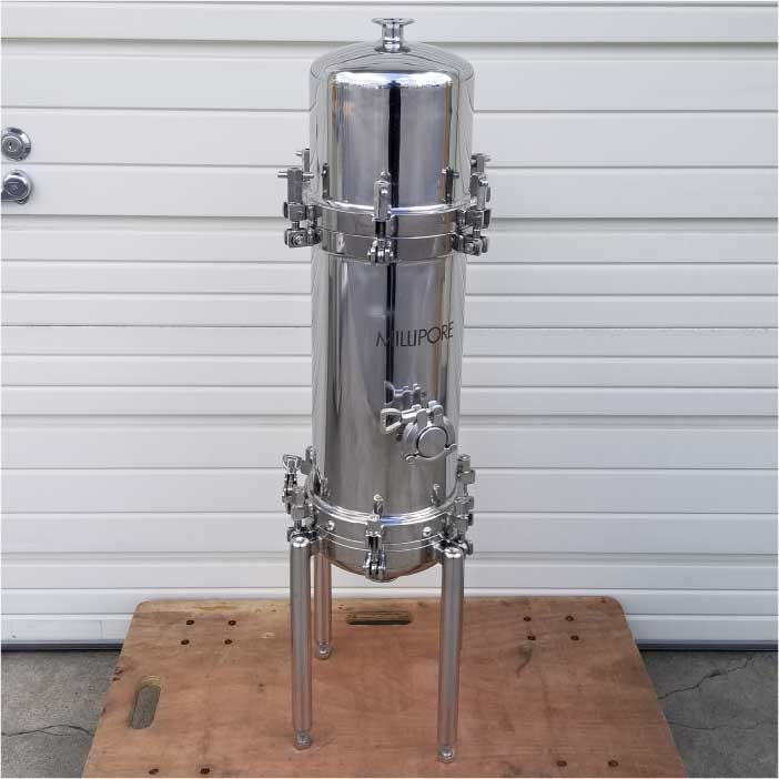 【中古】フィルターハウジング メルク ミリポア MILLIPORE ろ過 実験 科学【動産王】札幌☆送料無料