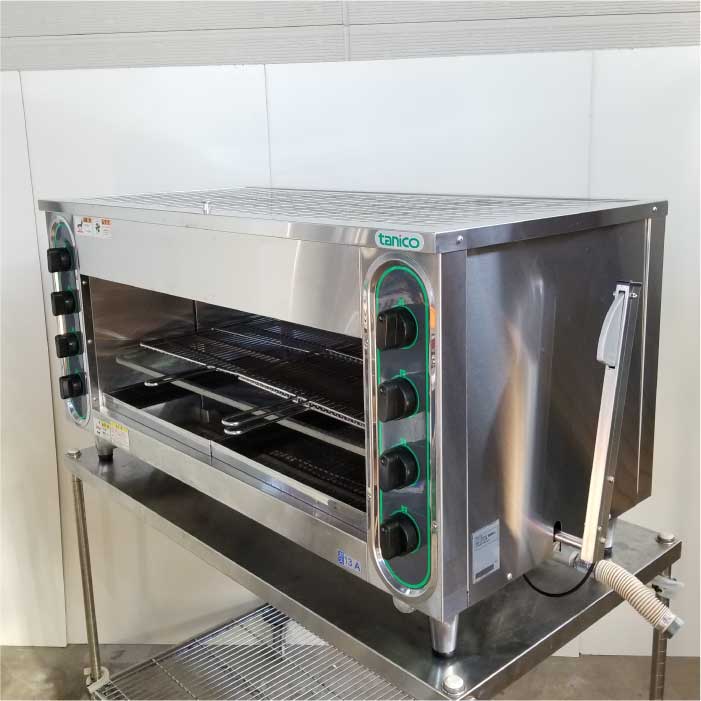 【中古】上火式焼物器 TIG-120 タニコー 2013年 都市ガス 13A  現状渡し【動産王】札幌★引取限定