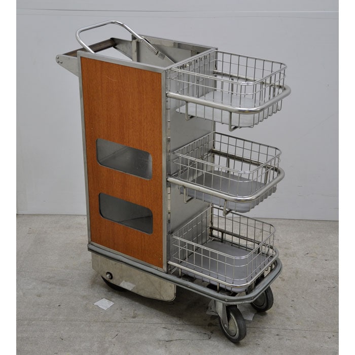 【中古】 車内販売車 新日本車輌 車内ワゴン車 移動 食事 飲み物 弁当 菓子   店舗什器【動産王】大阪☆送料無料