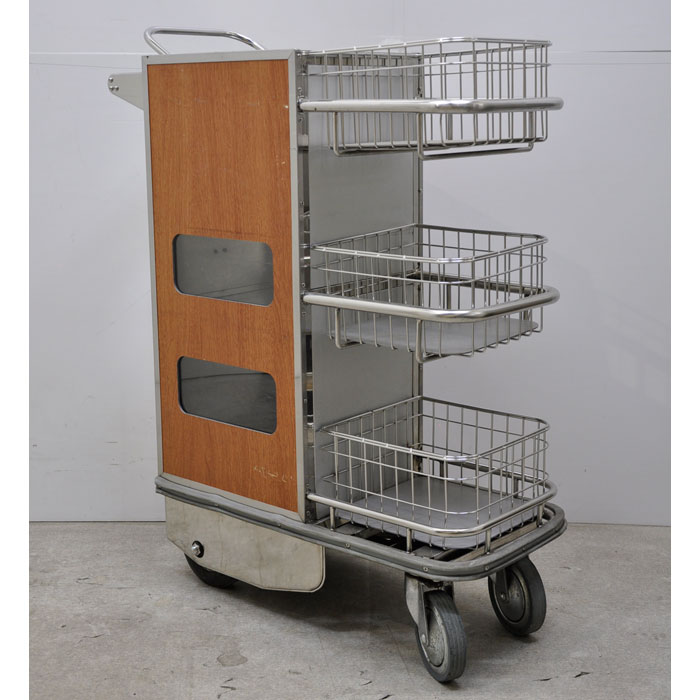 【中古】 車内販売車 新日本車輌 車内ワゴン車 移動 食事 飲み物 弁当 菓子 店舗什器【動産王】大阪☆送料無料