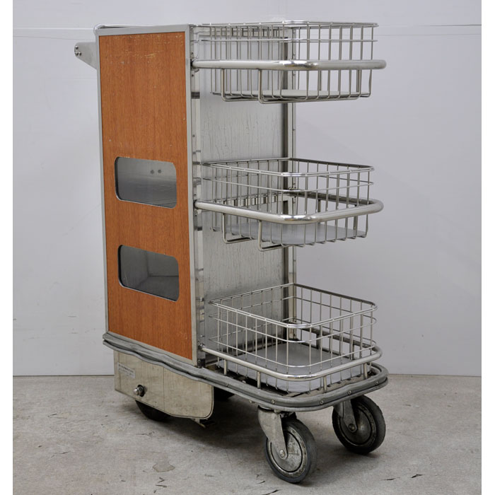 【中古】 車内販売車 新日本車輌 車内ワゴン車 移動 食事 飲み物 弁当 菓子   店舗什器【動産王】大阪☆送料無料