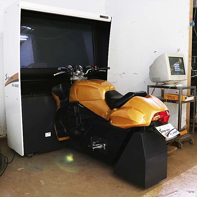 中古｜二輪車シミュレータ RS-6000 三菱プレシジョン 2007年 免許 自動二輪 教習所 Safety rider｜動産王｜千葉｜引取｜送料別
