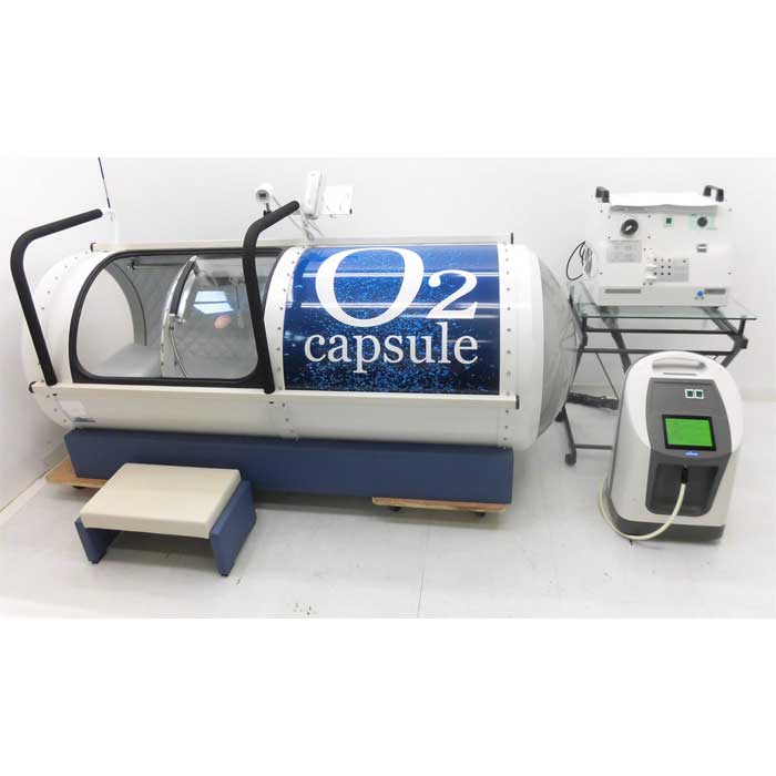 【中古】酸素カプセル O2シャトルD80 エア・テクノロジーズ 制御装置 Time-120LH 酸素濃縮器 α-7000T  【動産王】富山☆送料無料