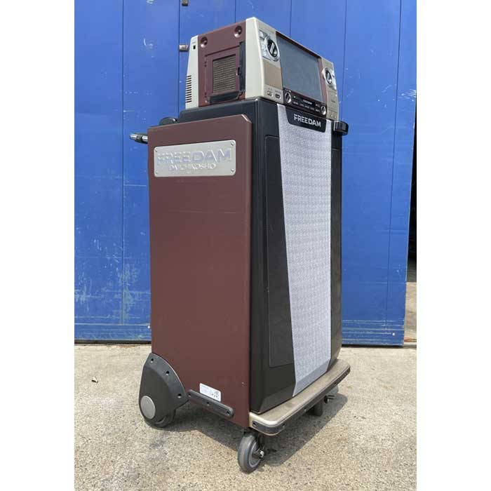 【中古】カラオケ 第一興商 FREEDAM DAM-F650(本体)/DSR-F65(専用スピーカー内蔵ラック)  【動産王】名古屋☆送料無料