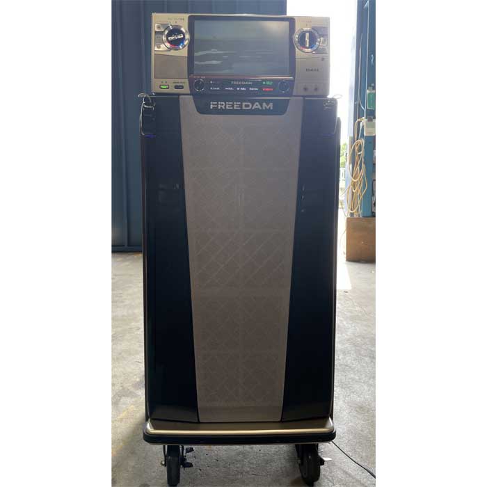 中古】カラオケ 第一興商 FREEDAM DAM-F650(本体)/DSR-F65(専用