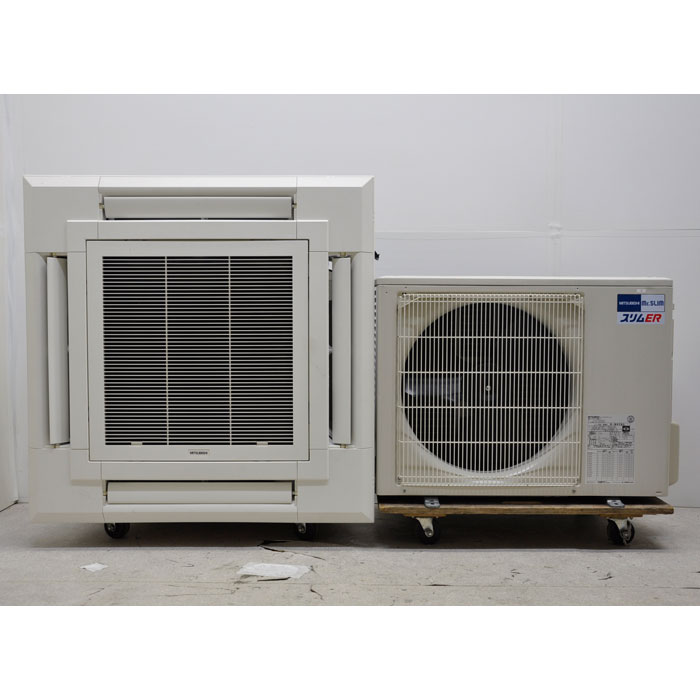 【中古】天カセエアコン PUZ-ERP56KA7 PL-ERP56EA 三菱 2014年 2.3馬力  【動産王】大阪☆送料無料