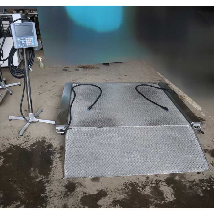 【中古】カゴ車重量計 S-LK DIX-2001 寺岡精工 2019年 デジアイズ はかり スケール  【動産王】千葉☆送料無料