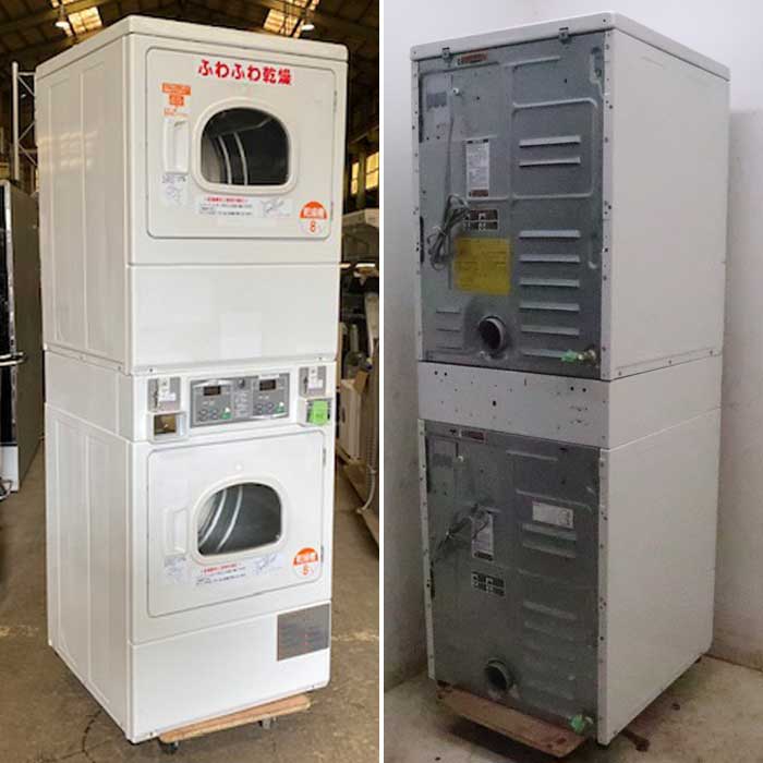 【中古】コイン式二段乾燥機 SSGX19WF Huebsch Alliance 天然ガス 都市ガス 60Hz 西日本専用 8kg  【動産王】千葉★引取限定