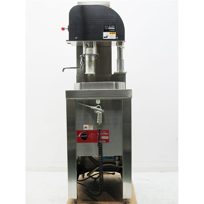 【中古】押出し式製麺機 めんつる312 富士工業所 2016年 コンプレッサー 2kgミキサー付属 専用釜 都市ガス【動産王】仙台☆送料無料