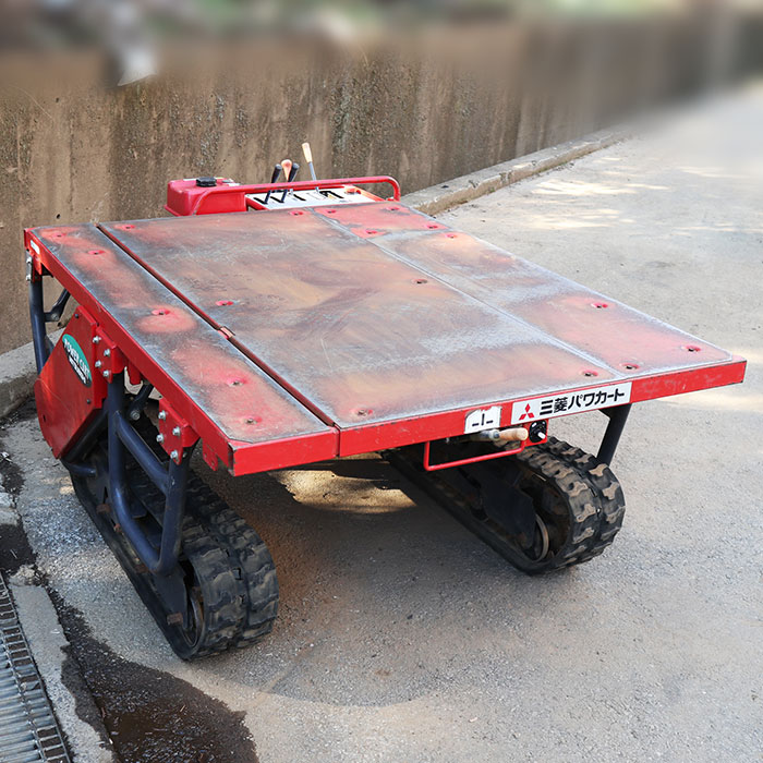 中古】農用運搬機(歩行型) MEC17-AW 三菱農機 運搬車 クローラー