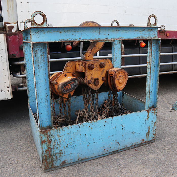 【中古】チェーンブロック 20t M3B-890 キトー KITO 現状渡し【動産王】千葉☆送料無料