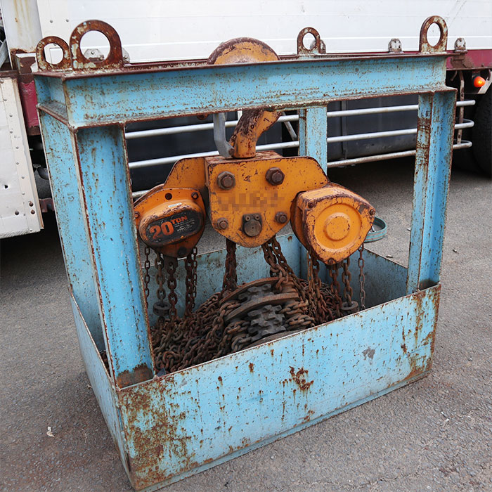 【中古】チェーンブロック 20t M3B-885 キトー KITO 現状渡し【動産王】千葉☆送料無料