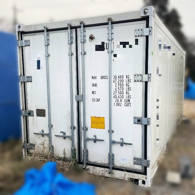 【中古】冷凍コンテナ 20フィート CIMC 2016年 リーファーコンテナ 20ft 倉庫 三菱 MMCC3【動産王】千葉☆送料無料