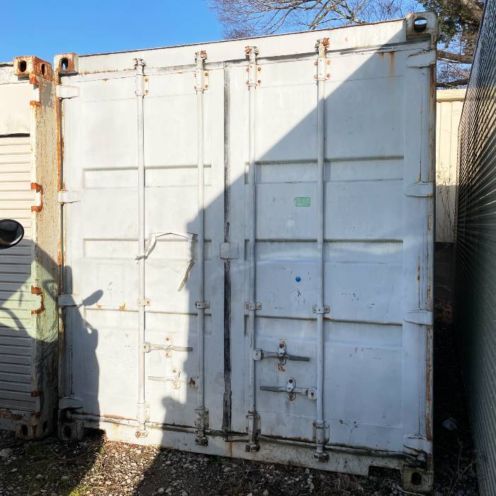 中古|ドライコンテナ 20フィート 20ft コンテナ 物置 保管場所 輸送|現状渡し|動産王|千葉|送料無料
