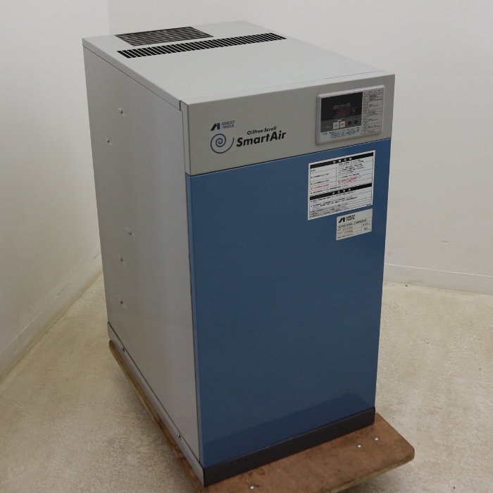 中古】コンプレッサー SLP-15EED アネスト岩田 オイルフリースクロール