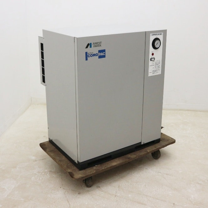【中古】コンプレッサー CFP07C-8.5D アネスト岩田 オイルフリースクロール 2013年 ANEST IWATA 【動産王】千葉☆送料無料