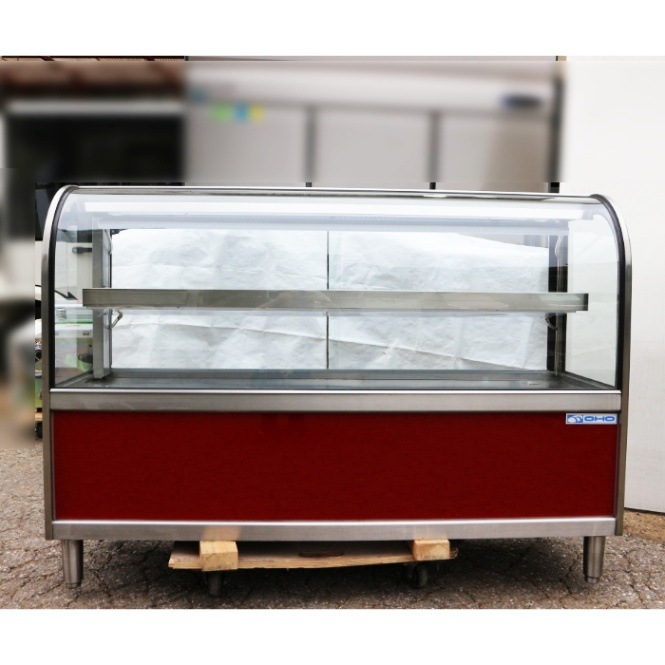 T6582☆美品☆大穂製作所☆ケーキケース☆OHGU-1500☆冷蔵ショーケース 中古】対面 冷蔵ショーケース 業務用 OHGU-Sa-1500B 大穂製作所 ケーキ