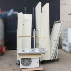 【中古】プレハブ冷蔵庫1.5坪 ホシザキ 2014年 ユニット HUS-11RA-E HUS-8RA-UC 冷蔵チャンバー 保冷庫 【動産王】富山☆送料無料の商品ページへリンク