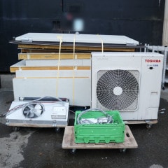 【中古】プレハブ冷凍庫 1坪 八光冷熱工業 2020年 東芝 TA-101CM-UHK TAM200AU-SV 現状渡し【動産王】千葉☆送料無料の商品ページへリンク