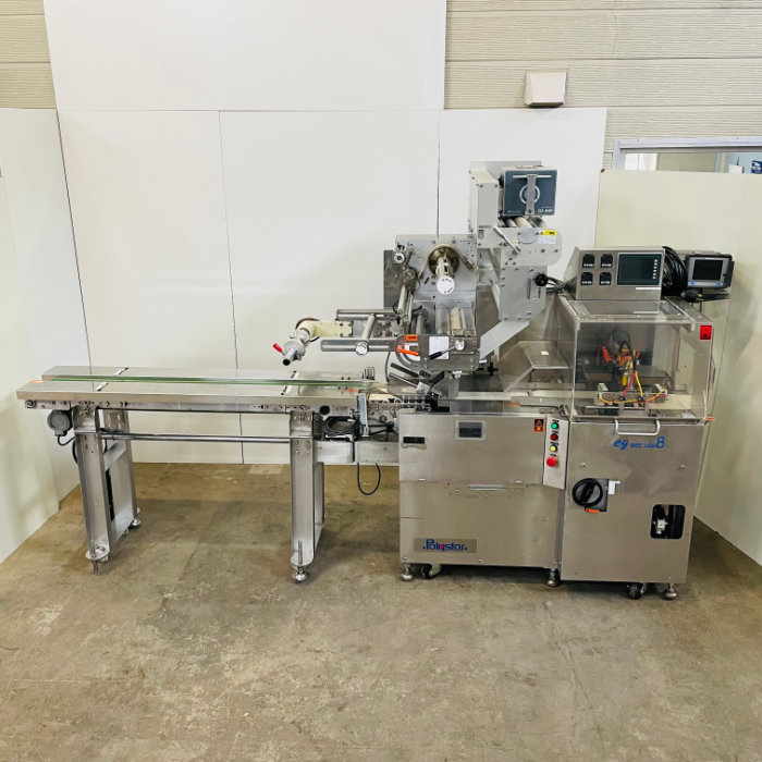 中古｜正ピロー包装機 eg-8 日本ポリスター 2009年 業務用 食品包装｜現状渡し｜動産王｜北海道｜引取限定