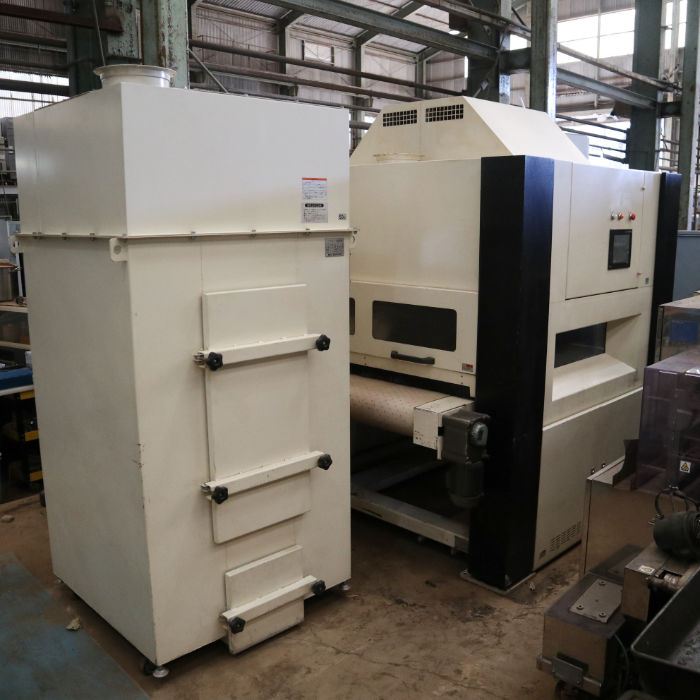 中古｜メタルエステ バリ取り ME-2305 バグフィルター式集塵機 BF-30(ME) エステーリンク 2011年 板金加工｜動産王｜千葉｜送料無料