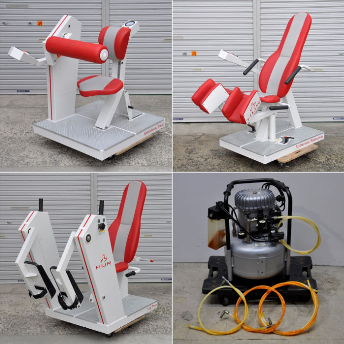 【中古】 空圧トレーニングマシーン3台セット 5310 5520 5540 HUR 2012年頃 リハビリ フィットネス 【動産王】大阪★引取限定