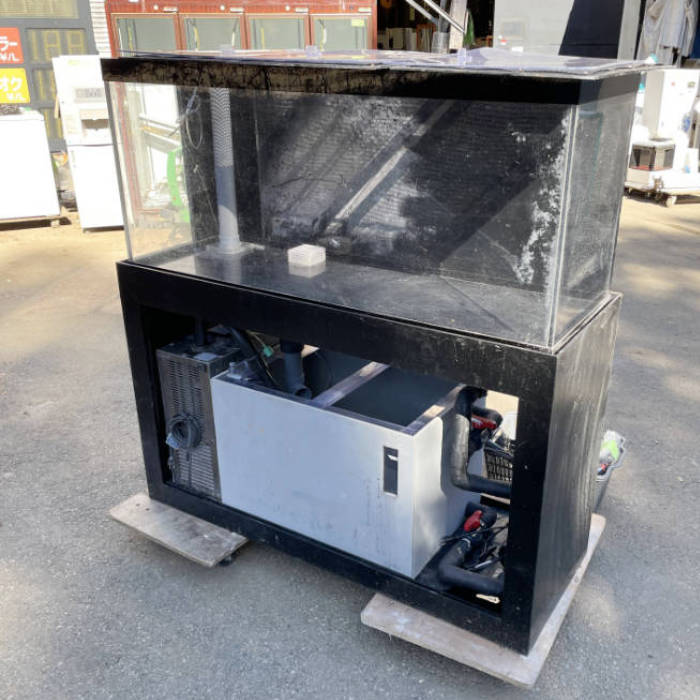 中古】 水槽 水槽台付き(140cm) 一式 【動産王】千葉☆引取限定 | 店舗  