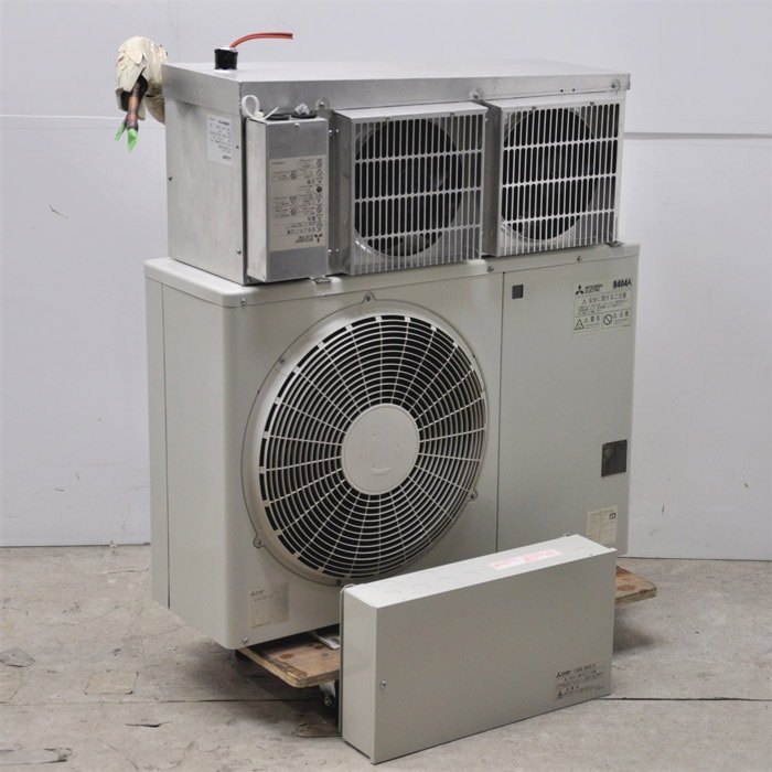 【中古】 プレハブ冷凍ユニットセット 三相200V 室内機 UCR-P1.6VHB 室外機 ERA-RP11B 三菱 2018年頃 1坪用#3 【動産王】大阪☆送料無料