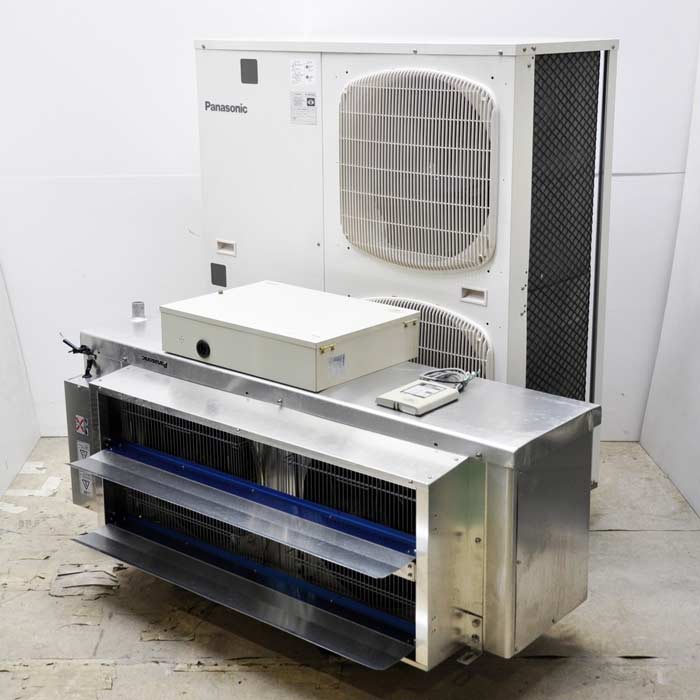 中古】 プレハブ冷凍ユニットセット 三相200V 6馬力 内) CC-D6020LH