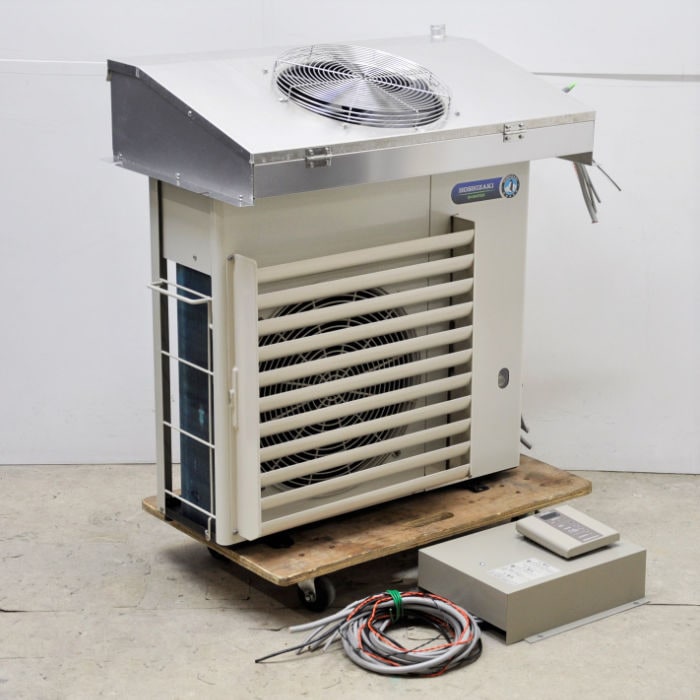 中古】 プレハブ冷蔵ユニットセット 三相200V 室内機 HUS-8RB-E 室外機