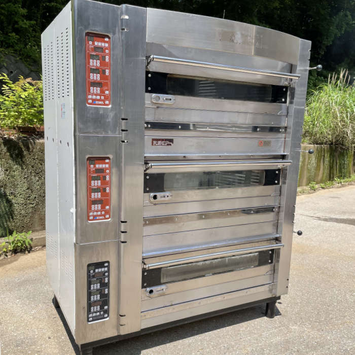 【中古】 三段オーブン 明和エンジニアーズ 2010年 オーブン 改造品 【動産王】千葉☆送料無料
