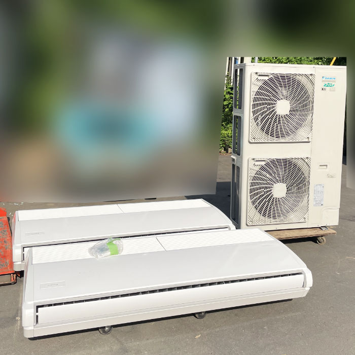 【中古】 天吊りエアコン ツイン 外)RZRP224B1 内)FHP112FA 2台 ダイキン 2021年 天吊エアコン 【動産王】千葉☆送料無料