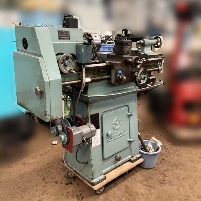 中古｜旋盤 安藤機械 工作機械 溝加工 切削加工｜動産王｜千葉｜引取｜送料別