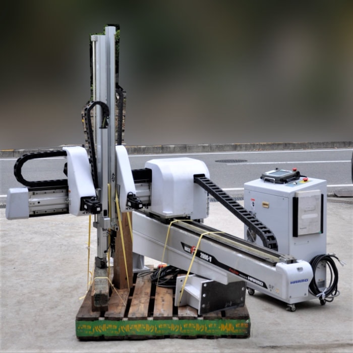 中古｜成形品取出装置 HASIIf-200G-V ハーモ 2004年 産業ロボット 取出ロボット｜動産王｜大阪｜引取｜送料別