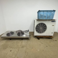 中古｜プレハブ用冷蔵ユニット 外機HUS-22RA-UCI 内機HUS-22RB-E ホシザキ 2020年 業務用 プレハブ ｜動産王｜千葉｜送料無料
