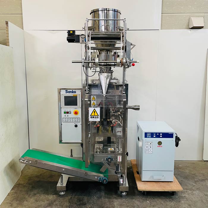 中古｜粉体充填包装機 MC303a 三光機械 2015年 集塵機付き 3方包装機 ｜動産王｜北海道｜引取限定