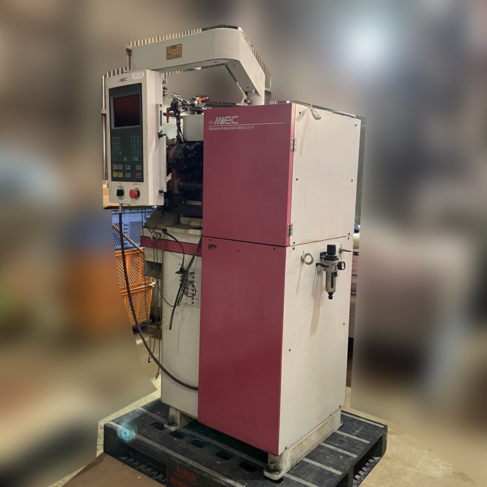 中古｜テンションスプリングマシン CLS16 MEC メックマシナリー 1995年 ばね成形機 ｜動産王｜千葉｜引取｜送料別