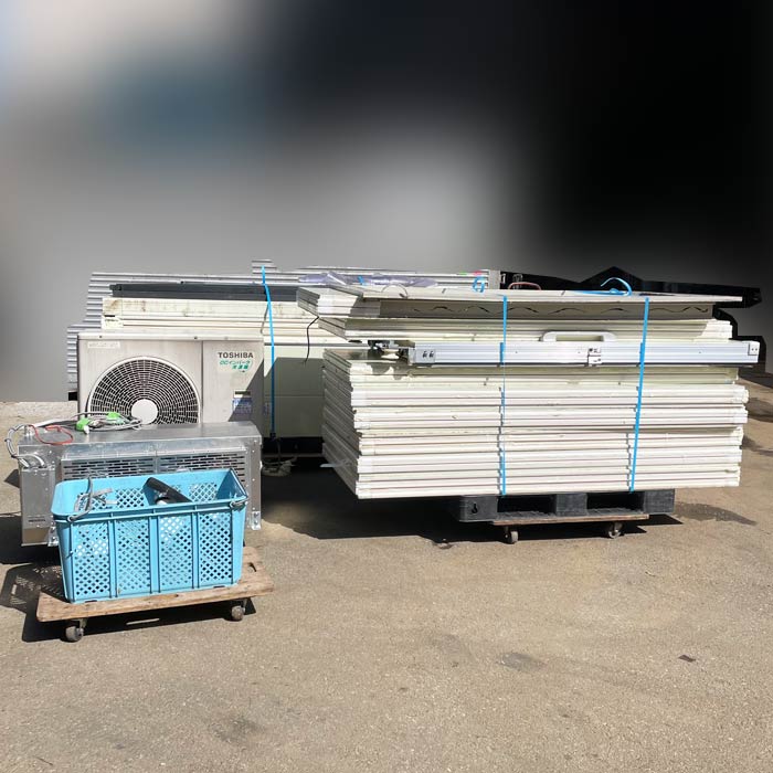 中古｜プレハブ冷凍庫 2坪 約2700×2700×2300 TAM351AM-SV TA300CL-HH 東芝 2016年 業務用 ｜動産王｜千葉｜送料無料