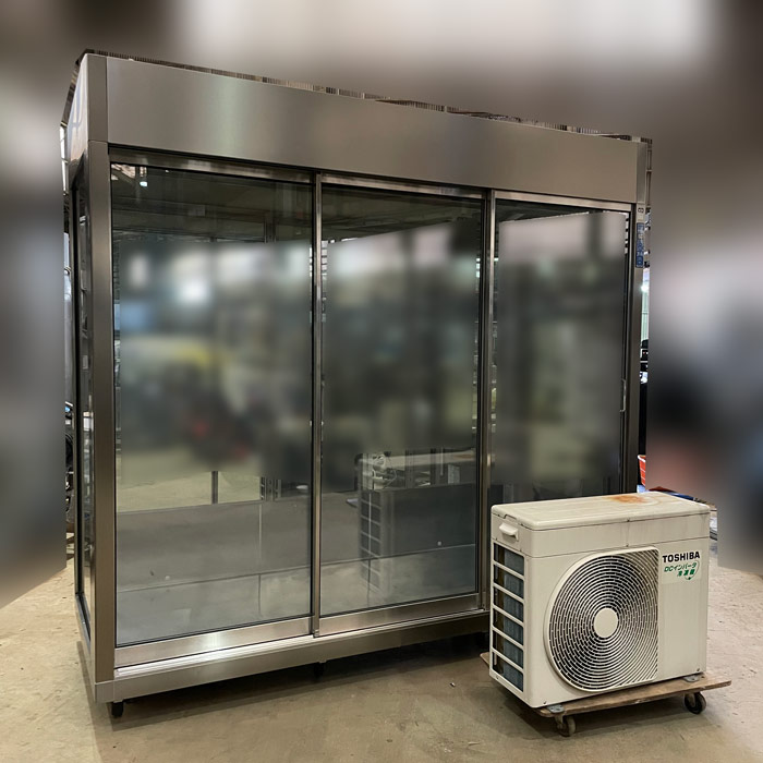 中古｜フラワー冷蔵ショーケース 角型 別置型 DFA832-L ダイワ 2018年 はな庫ちゃん フラワーショップ 花屋｜現状渡し｜動産王｜千葉｜送料無料